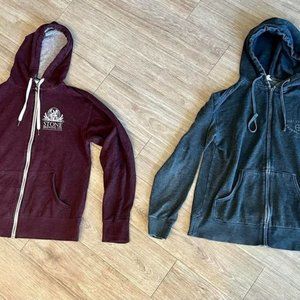 Men's Small Stone Brewing + Bike Religion Hooded Full-Zip Sweatshirts